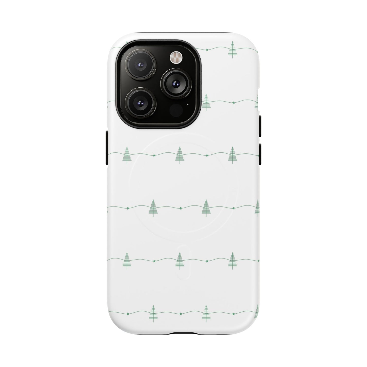iPhone 14 Pro magsafe phone case - Christmas Tree Pattern