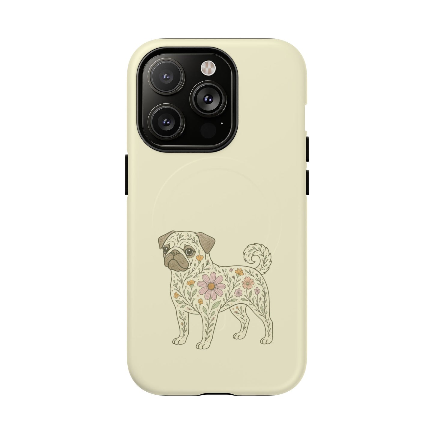 iPhone 14 Pro magsafe phone case - Flower Bulldog