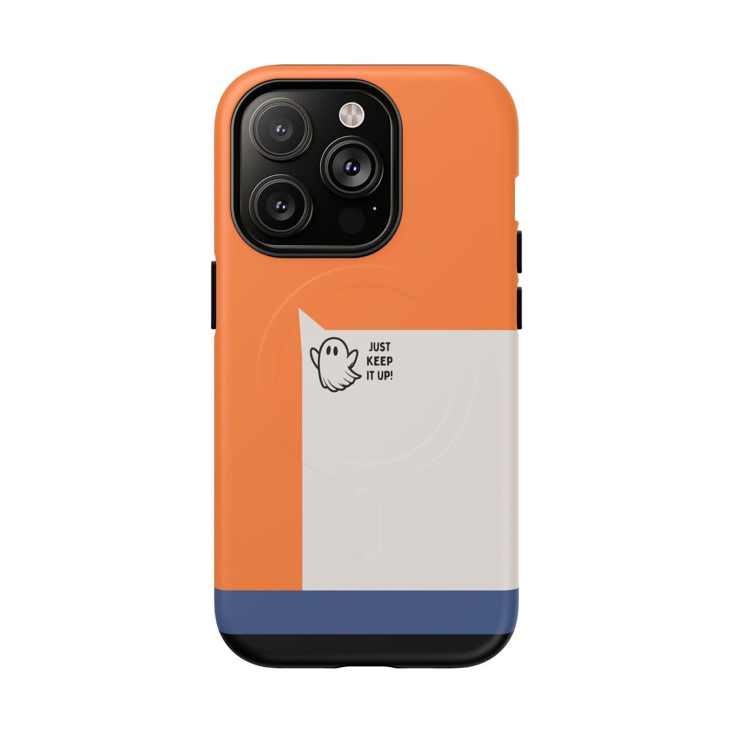 iPhone 14 Pro magsafe phone case - White Flying Ghost