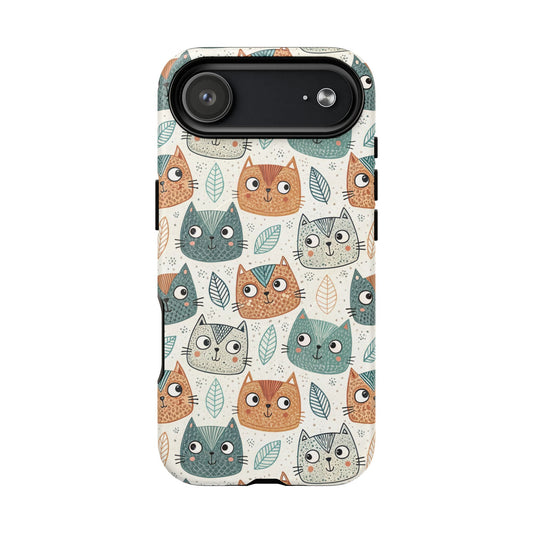 iPhone 17 Air magsafe phone case - Cute Kitty Face