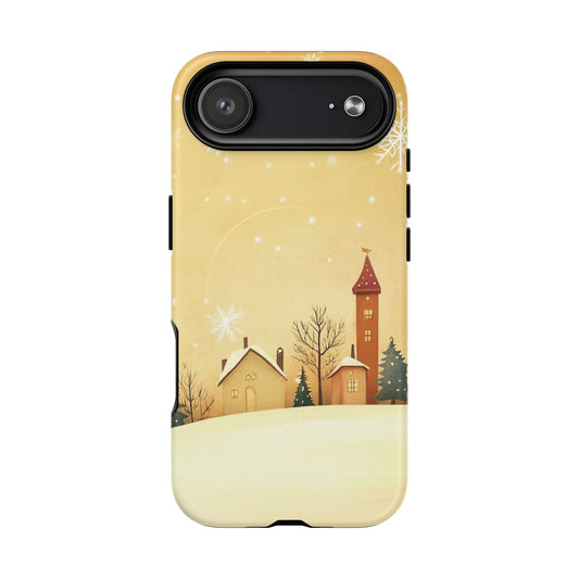 iPhone 17 Air magsafe phone case - Charming Winter Village