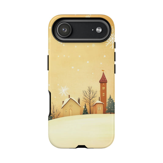 iPhone 17 Air phone case - Charming Winter Village