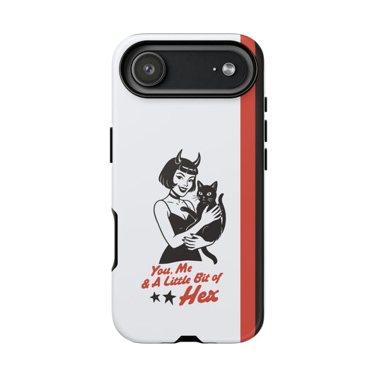 iPhone 17 Air phone case - Lady and a Black Cat