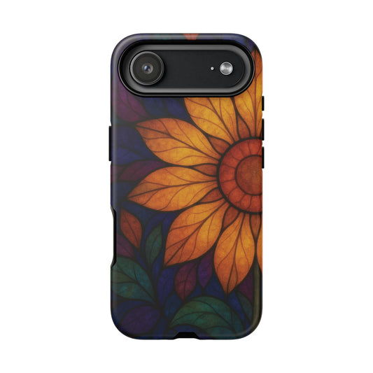 iPhone 17 Air phone case - Sunflower Stained Glass