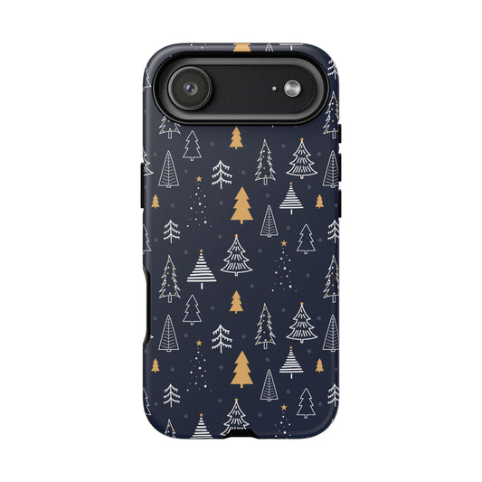 iPhone 17 Air phone case - Winter Xmas Tree Pattern