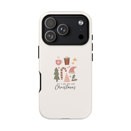 iPhone 17 Pro dual layer protective case featuring a bohemian Christmas elements