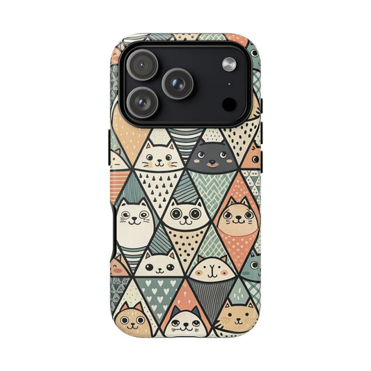 Soft matte finished dual layer protective case for iPhone 17 Pro with cute animals