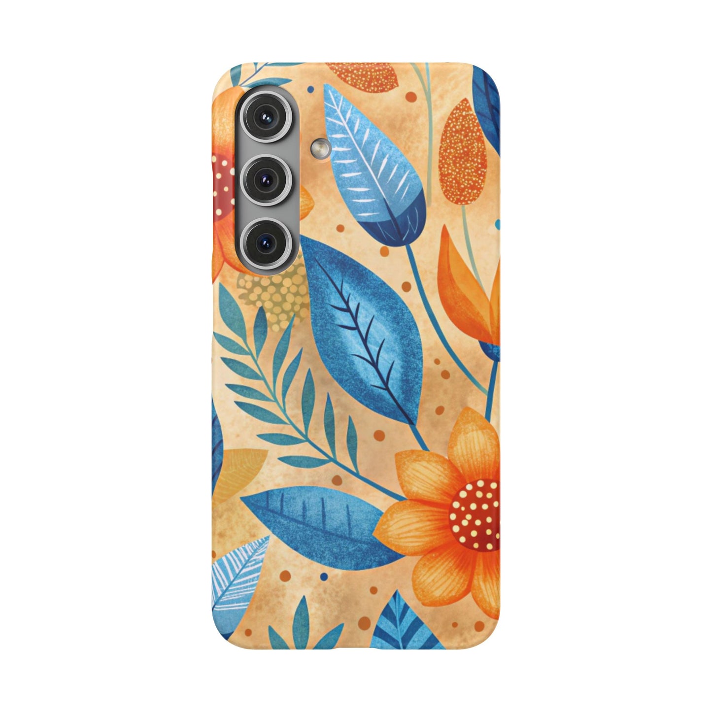 Minimalist colorful flower case for Samsung Galaxy S24