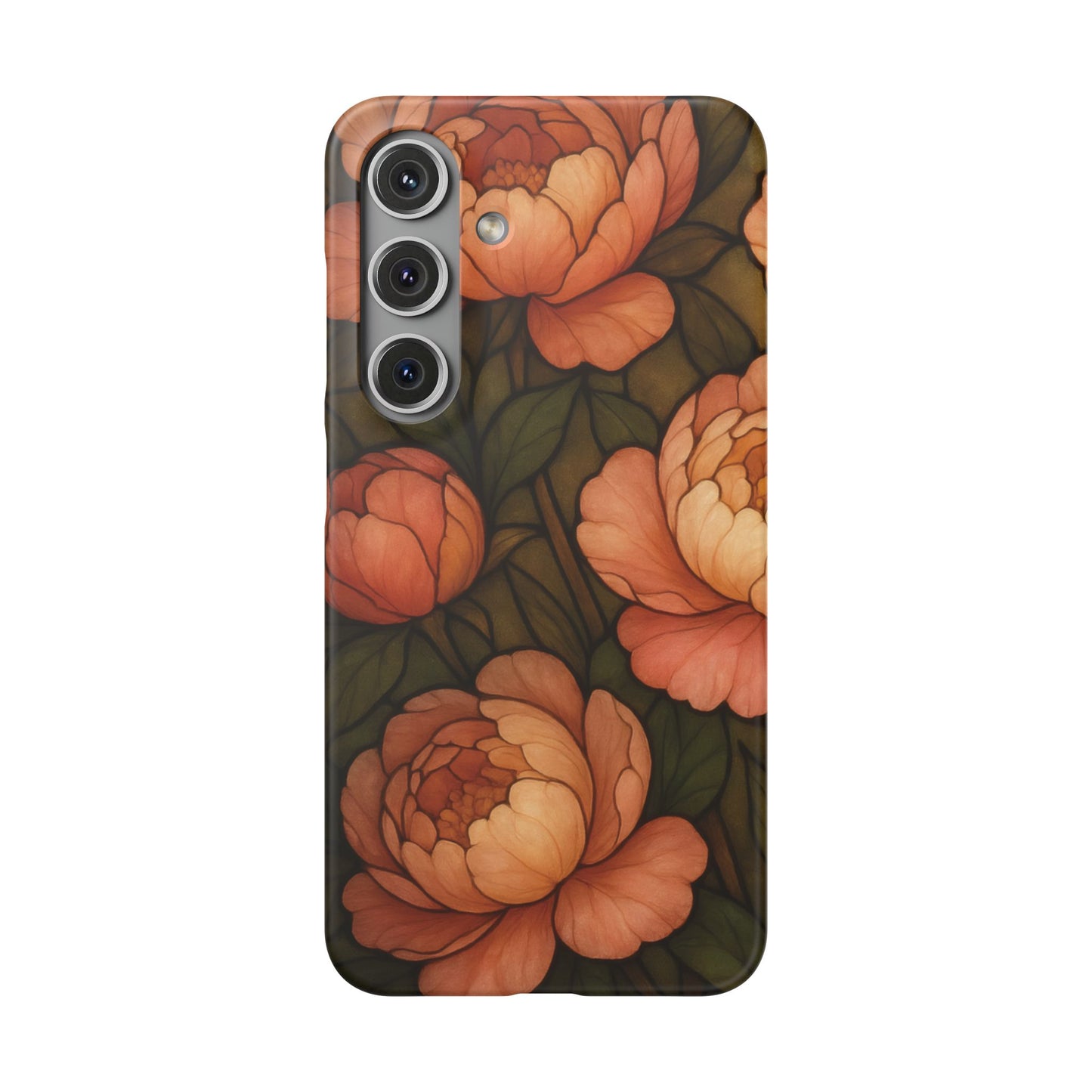 Minimalist art nouveau snap case for Samsung Galaxy S24