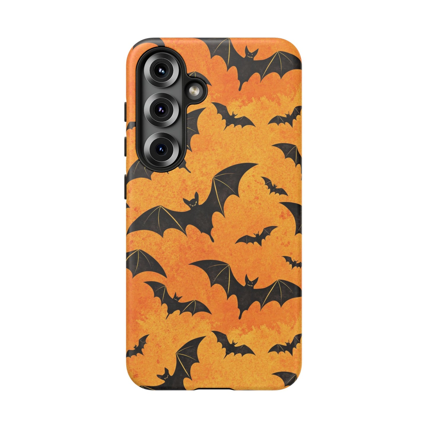 Impact resistant Samsung S25 tough case with detailed nocturnal animal sketches