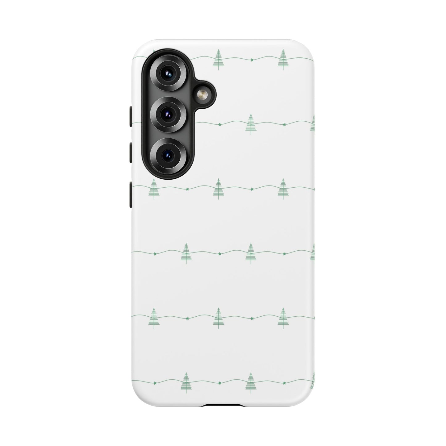 Samsung Galaxy S25 phone case - Christmas Tree Pattern