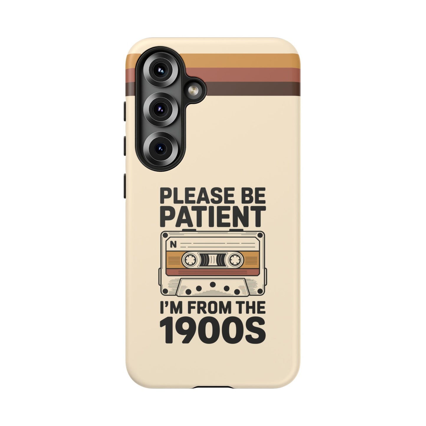 The anti scratch matte finish on the 1900s Samsung Galaxy S25 tough case