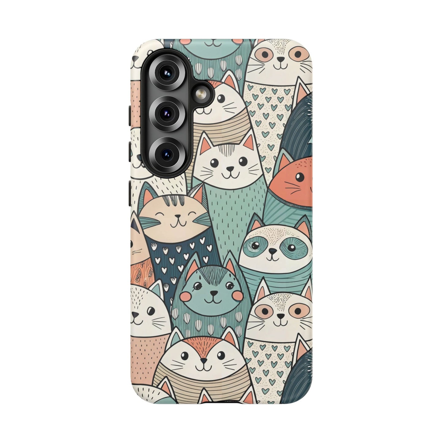Samsung Galaxy S25 phone case - Group of Cute Animals