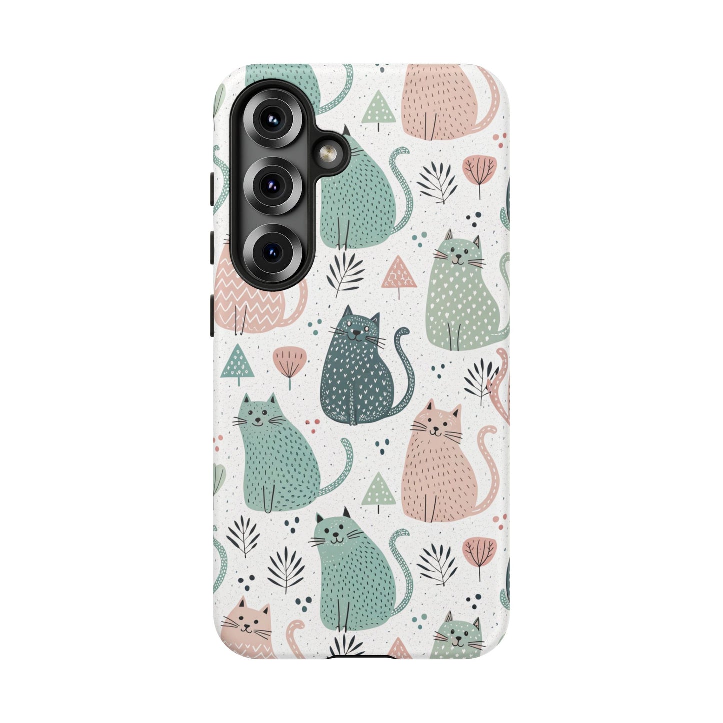 Samsung Galaxy S25 phone case - Hello Cats