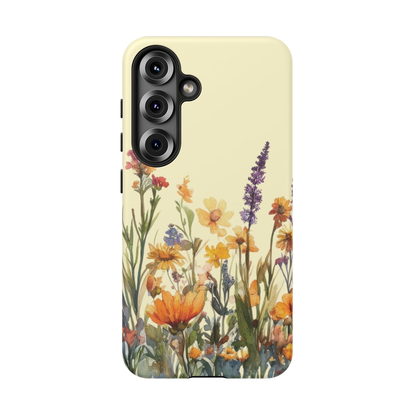 Samsung Galaxy S25 phone case - Watercolour Garden Flower