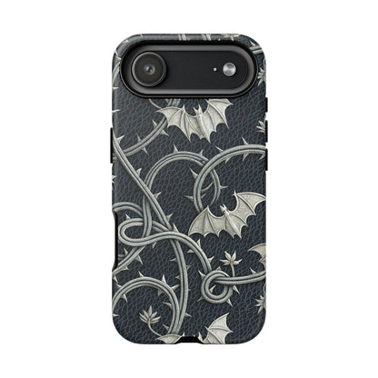 Tough Phone Case - Bats and Thorny Plant