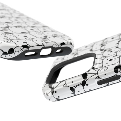 Tough pet case for iPhone showing tactile buttons and precise port cutouts