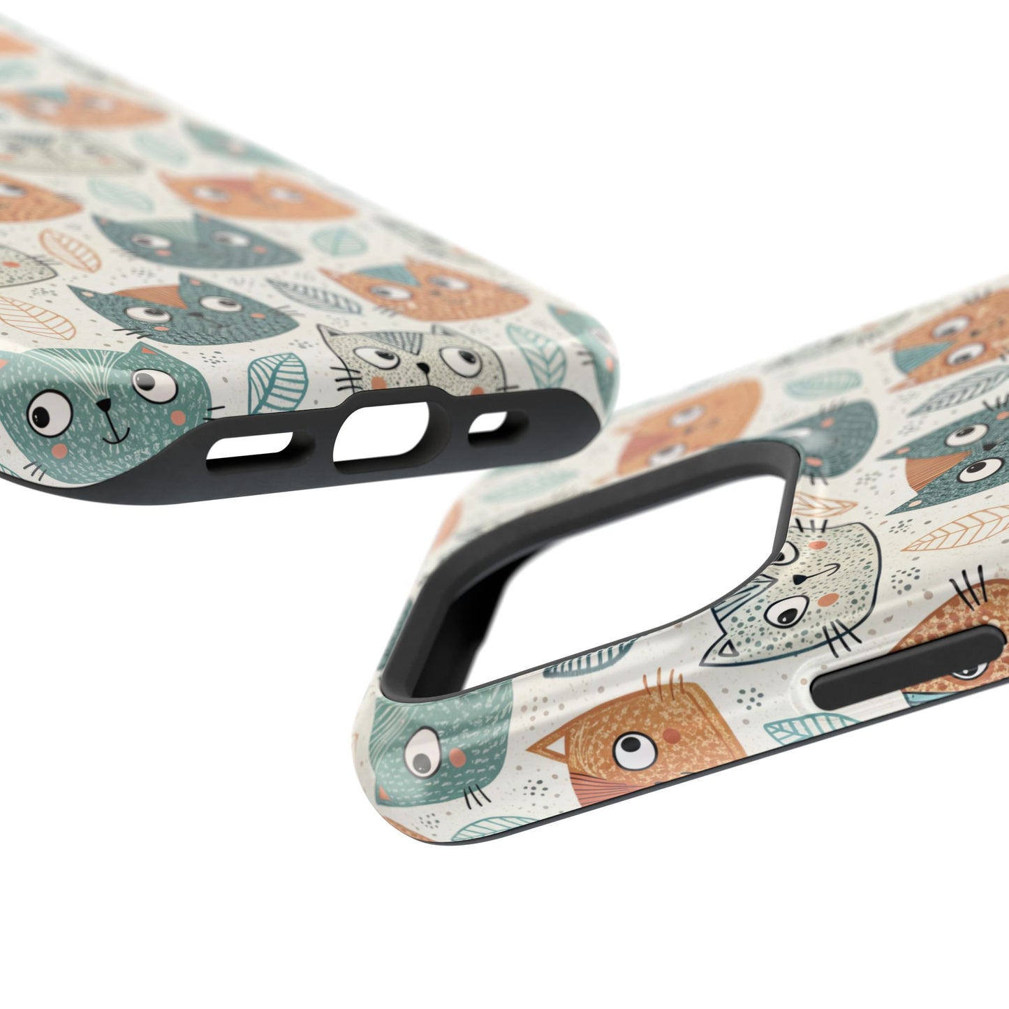Tough pet case for iPhone showing tactile buttons and precise port cutouts