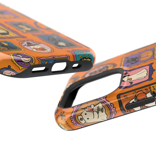 Tough halloween case for iPhone showing tactile buttons and precise port cutouts