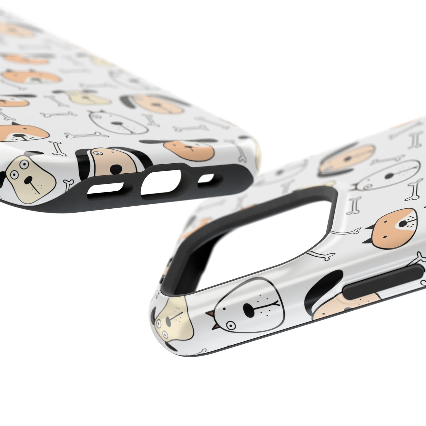Tough pet case for iPhone showing tactile buttons and precise port cutouts