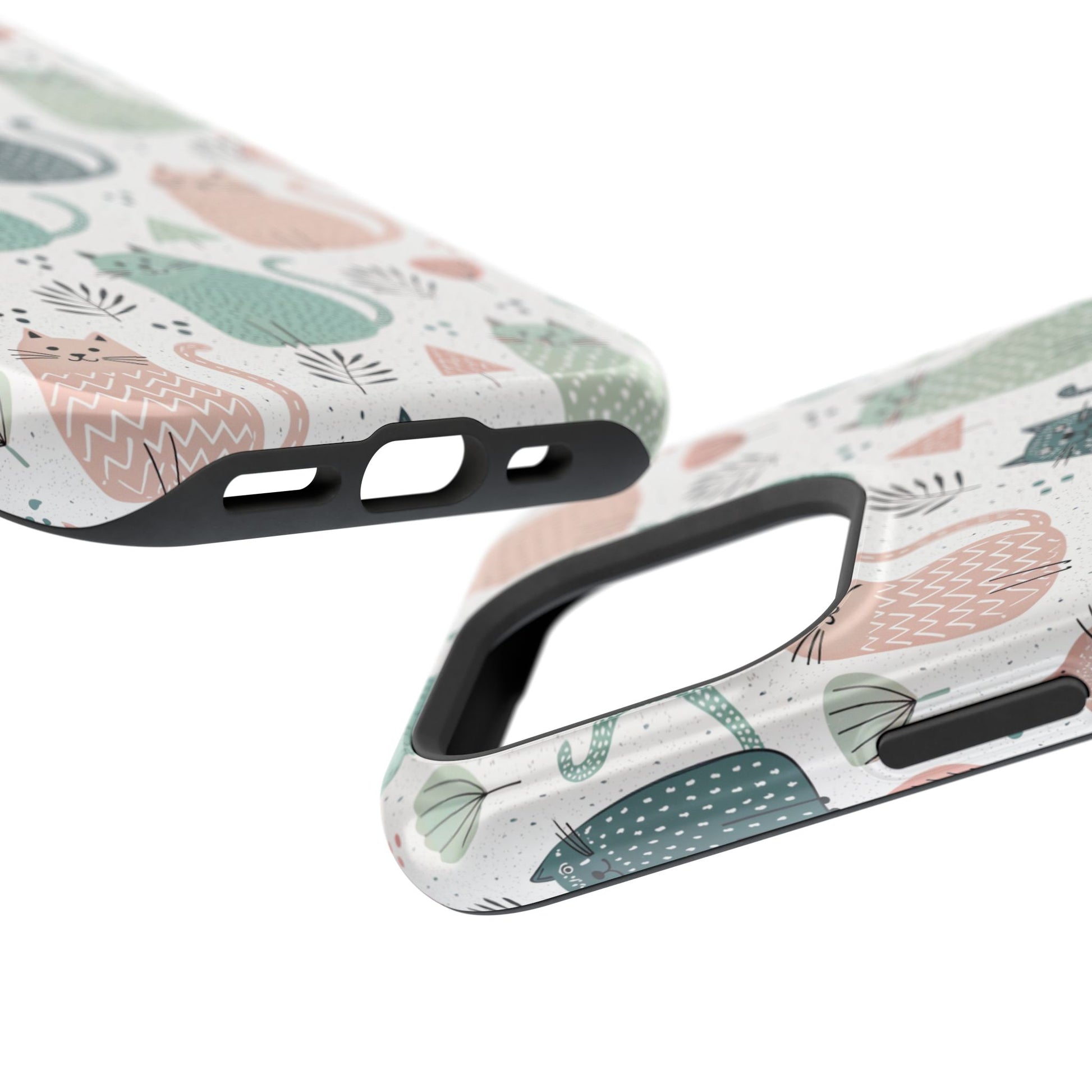 Tough pet case for iPhone showing tactile buttons and precise port cutouts