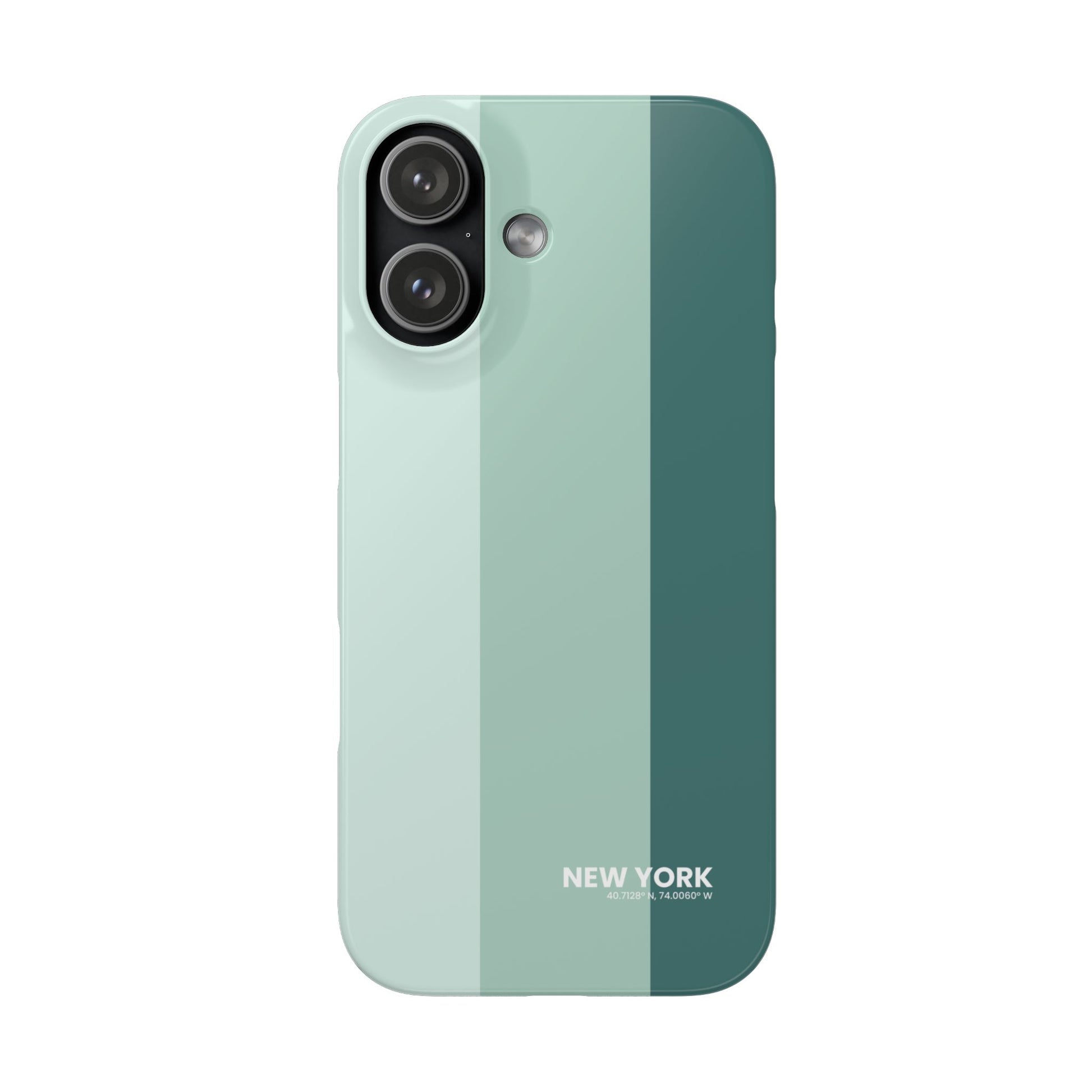 Clean teal and mint green color block aesthetic for a minimalist lifestyle for iPhone 17