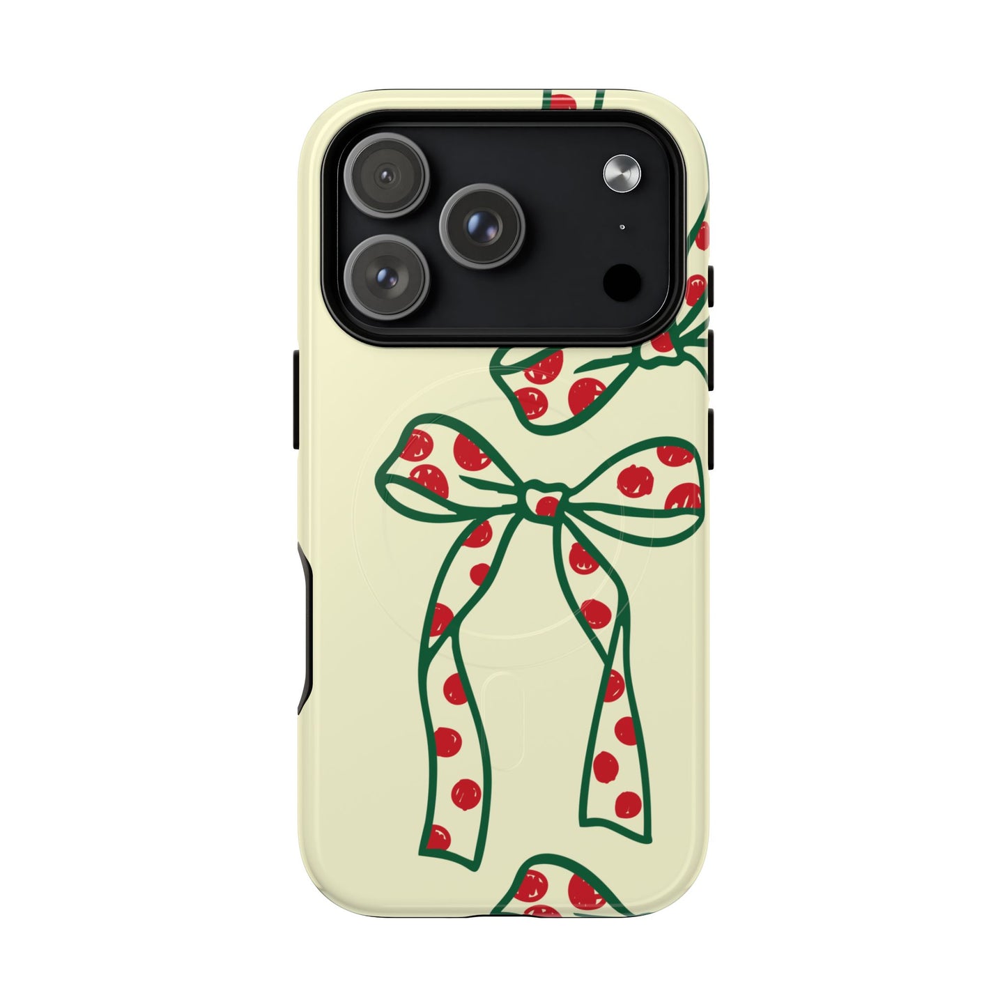 Cottagecore ribbon MagSafe compatible iPhone case