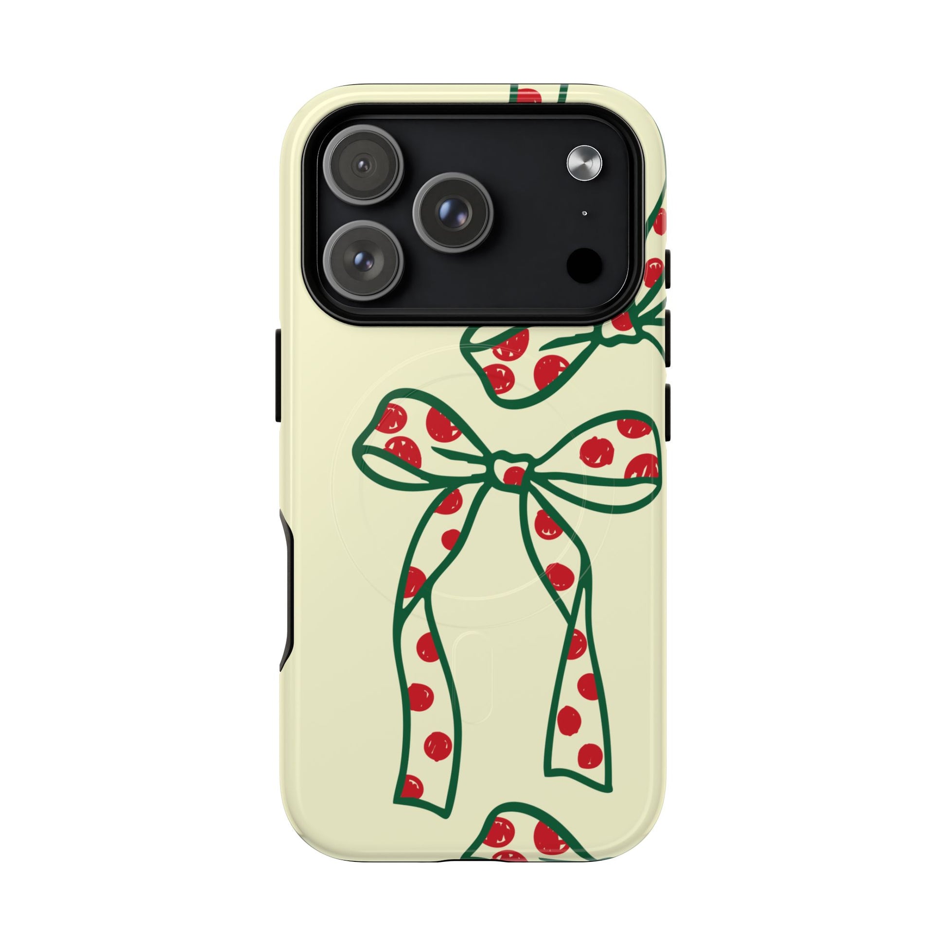 Cottagecore ribbon MagSafe compatible iPhone case