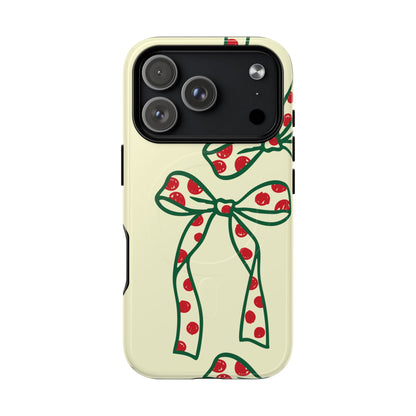Cottagecore ribbon MagSafe compatible iPhone case
