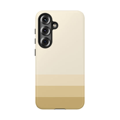 Durable Samsung Galaxy tough case with a warm neutral color palette