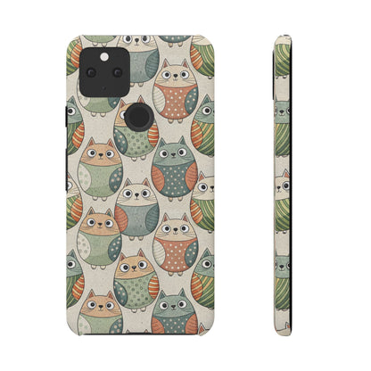 Google Pixel 5 snap phone case - A Pounce of Cats