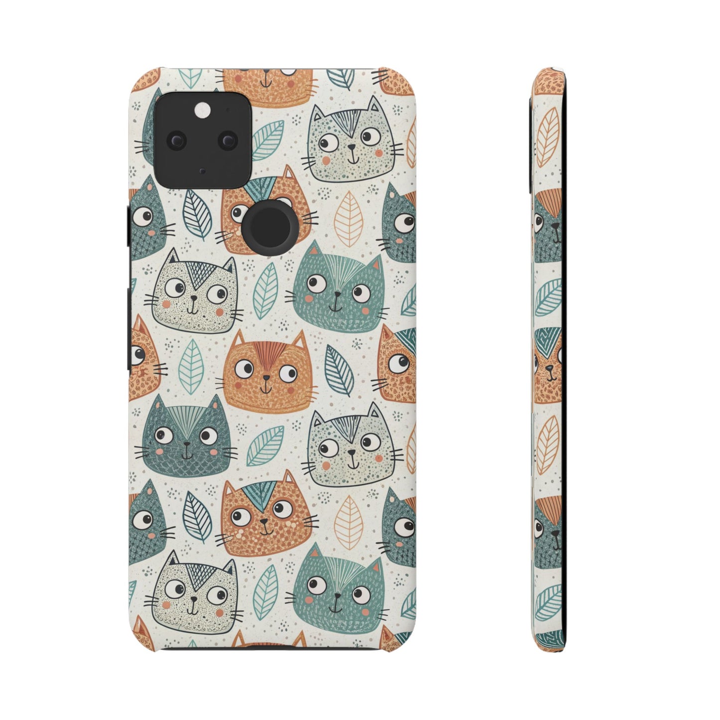 Google Pixel 5 snap phone case - Cute Kitty Face