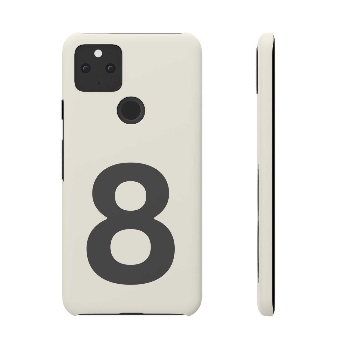 Google Pixel 5 snap phone case - Number 8