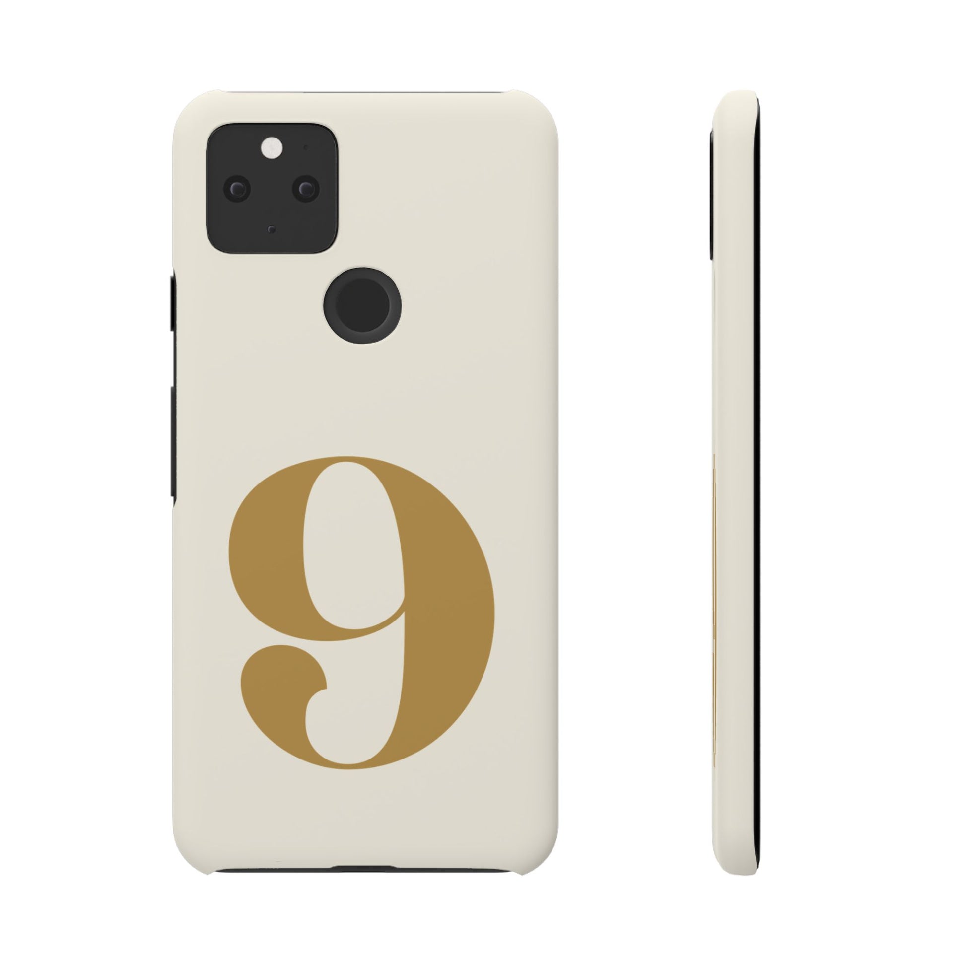 Google Pixel 5 snap phone case - Number 9