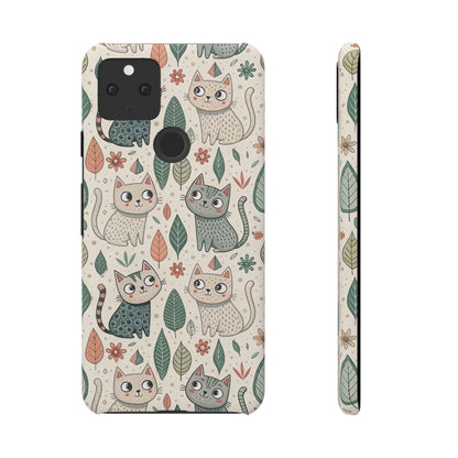 Google Pixel 5 snap phone case - Sweet Cats
