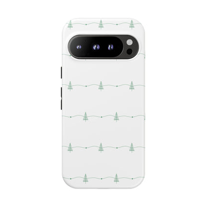 Google Pixel 9 Pro phone case - Christmas Tree Pattern