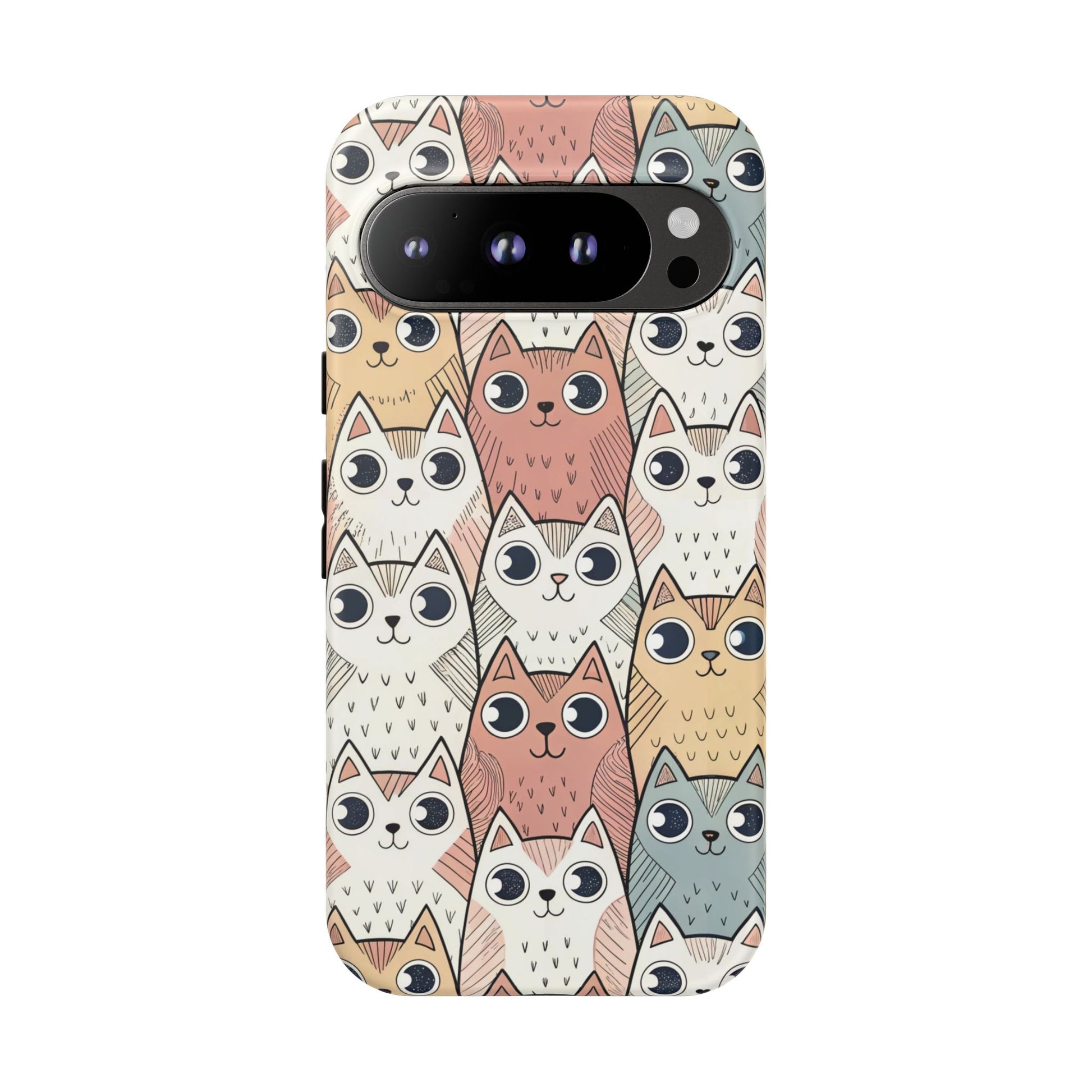 Google Pixel 9 Pro phone case - Colourful Kitties