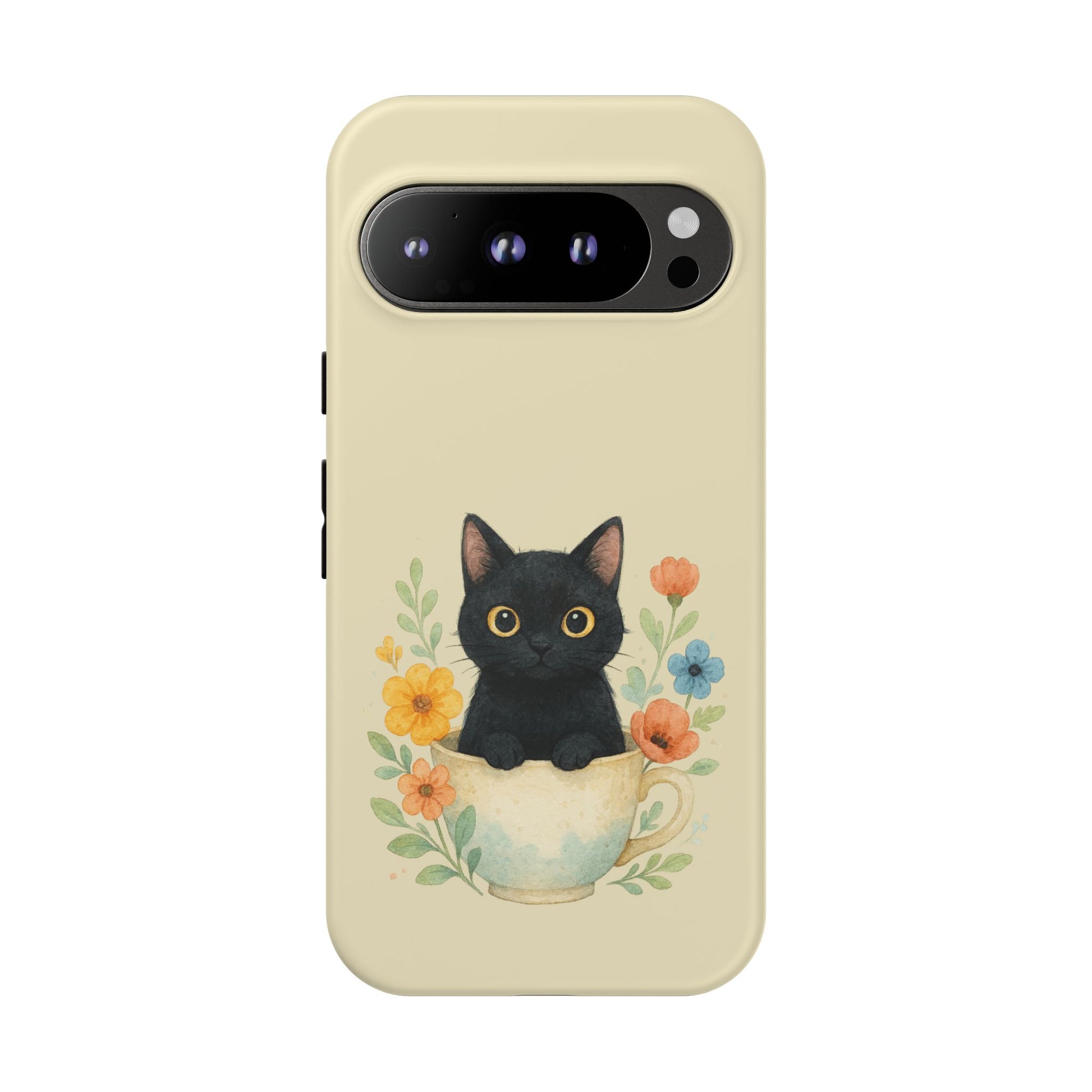 Google Pixel 9 Pro phone case - Cup Cat