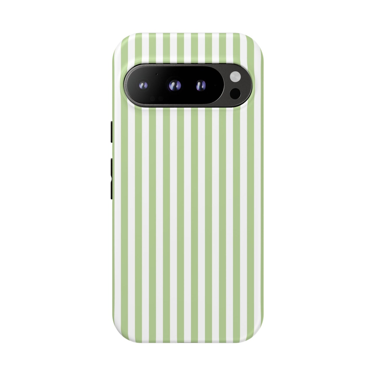 Google Pixel 9 Pro phone case - Green Stripes