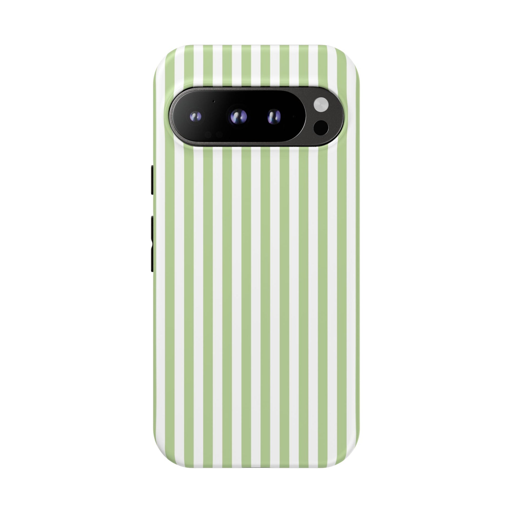 Google Pixel 9 Pro phone case - Green Stripes