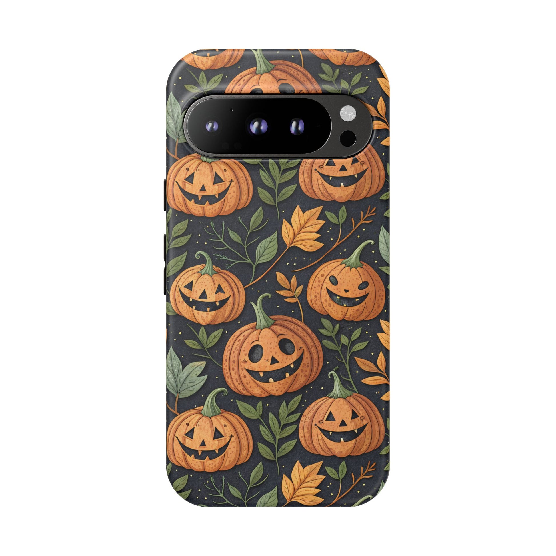 Google Pixel 9 Pro phone case - Halloween Pumpkins
