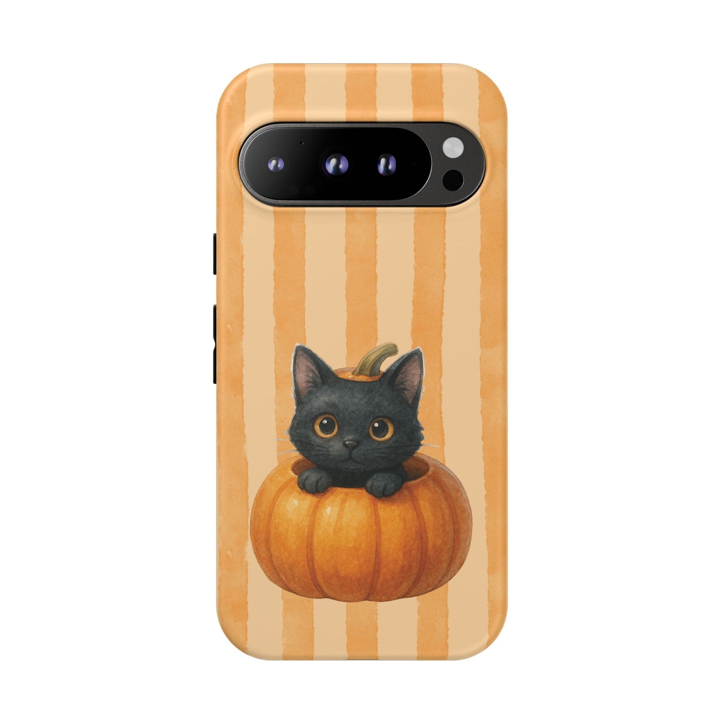 Google Pixel 9 Pro phone case - Kitty Big Pumpkin