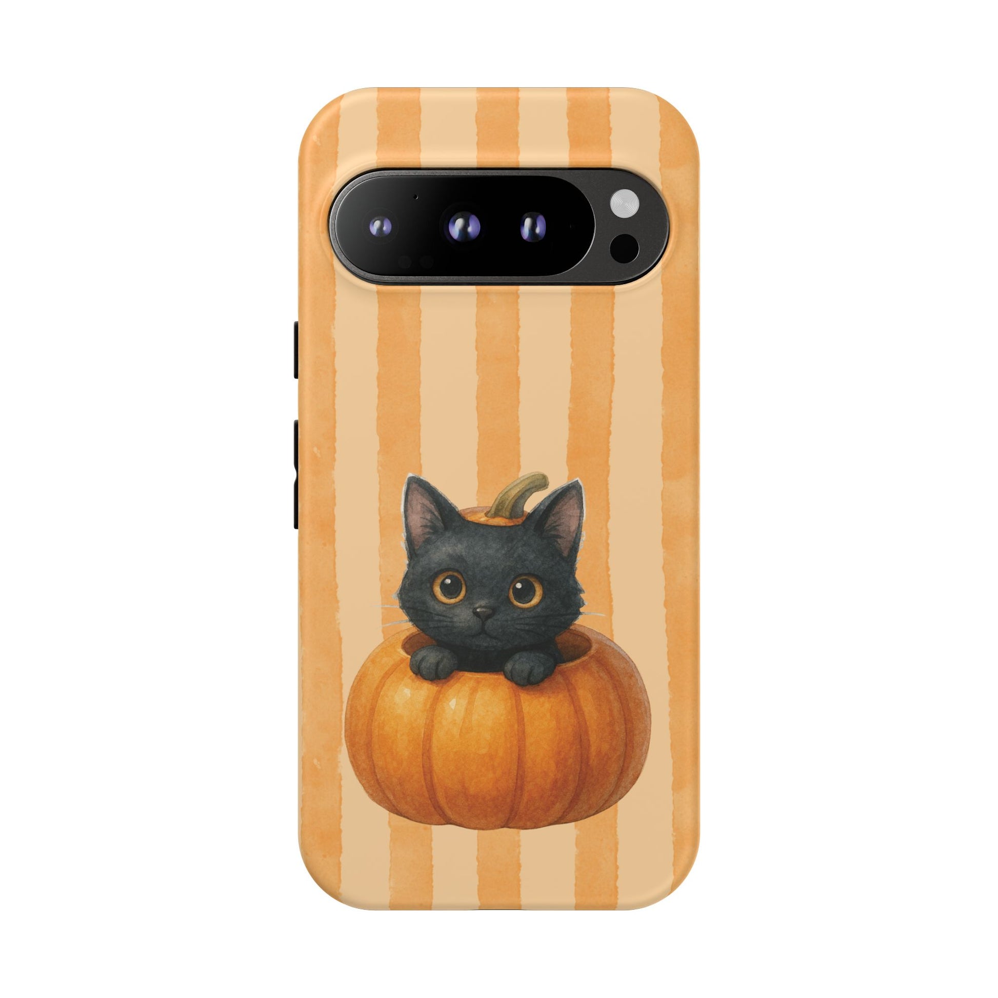 Google Pixel 9 Pro phone case - Kitty Big Pumpkin
