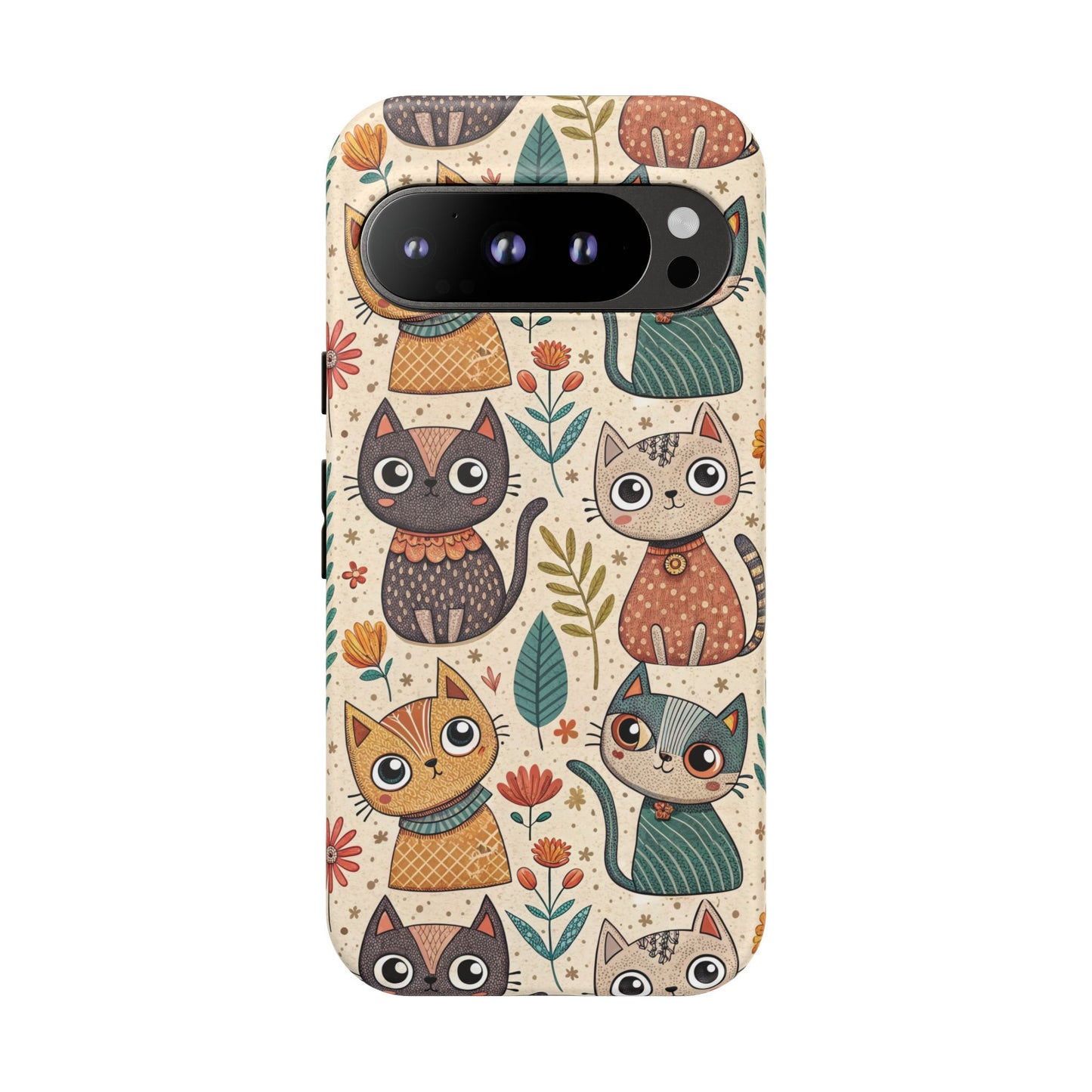 Google Pixel 9 Pro phone case - Little Cat Pals