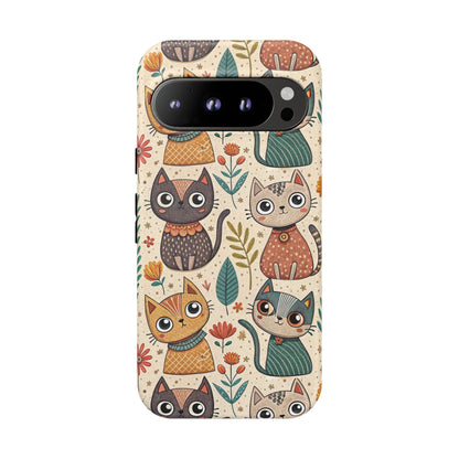 Google Pixel 9 Pro phone case - Little Cat Pals