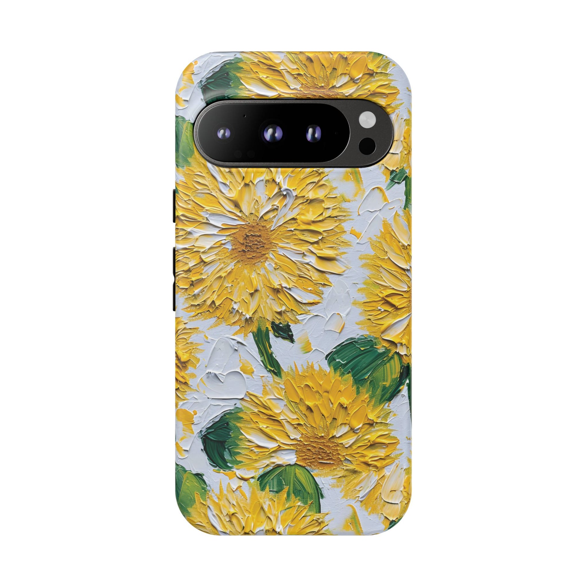 Google Pixel 9 Pro phone case - Oil Painting Sunflower