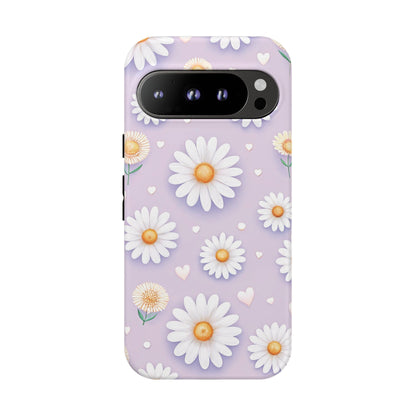 Google Pixel 9 Pro phone case - Pastel Daisy Love