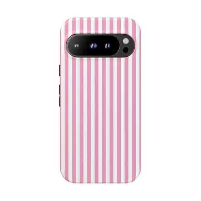 Google Pixel 9 Pro phone case - Pink Stripes