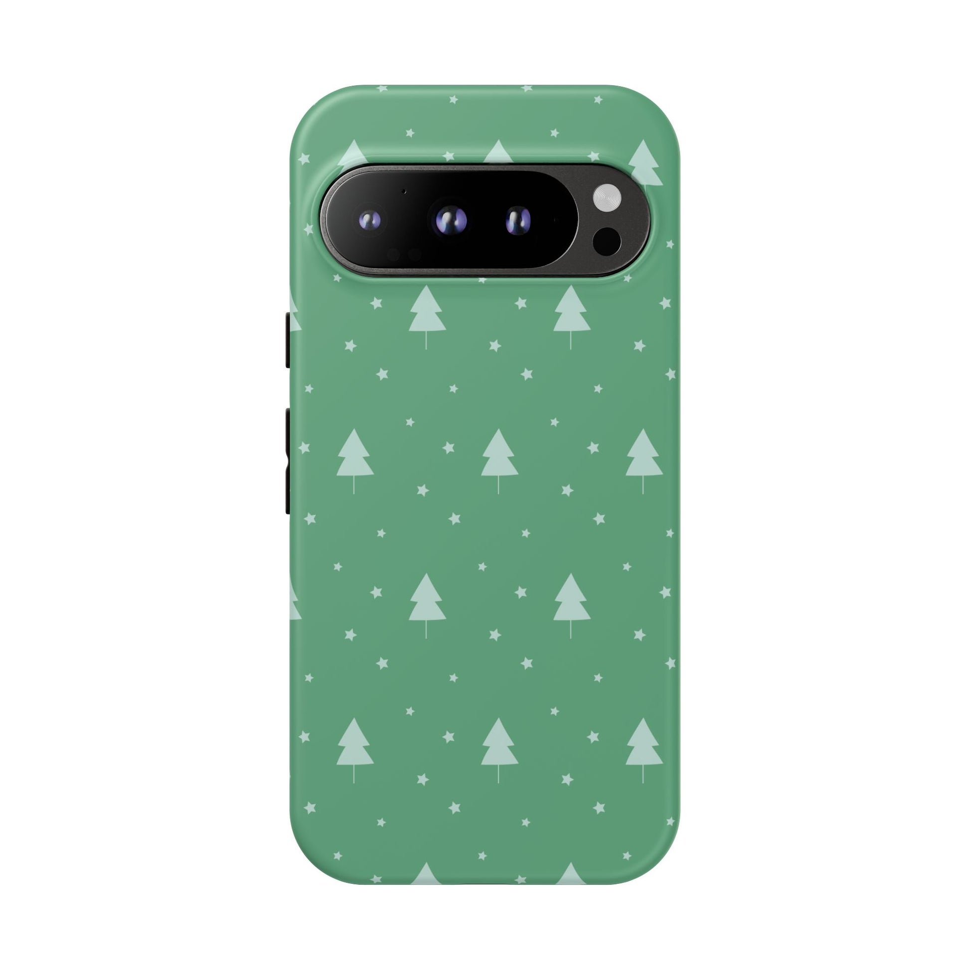 Google Pixel 9 Pro phone case - Retro Christmas Tree Pattern