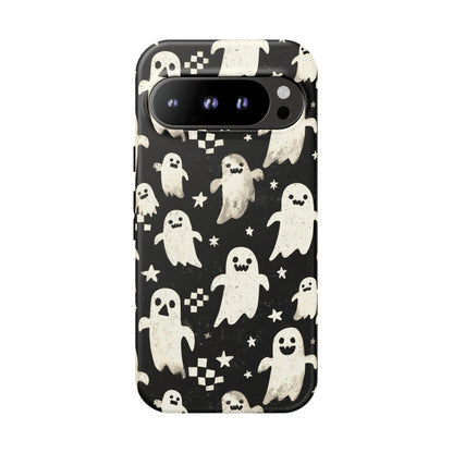 Google Pixel 9 Pro phone case - Vintage Ghosts Drawing